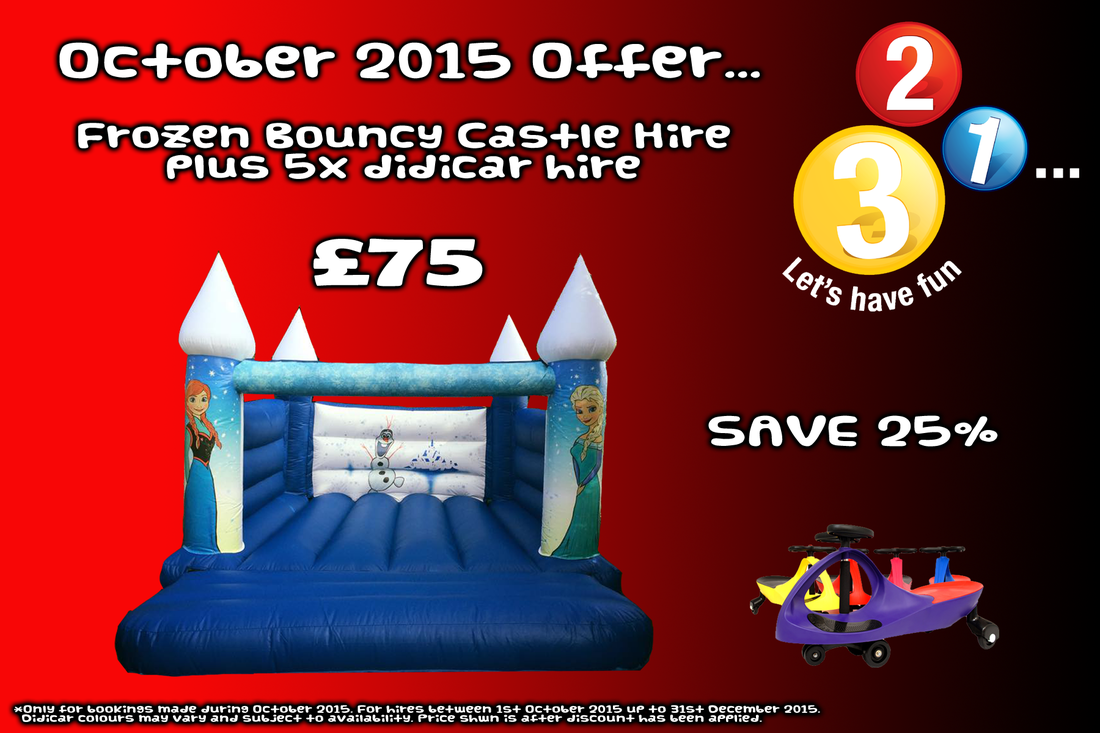 Frozen Bouncy Castle Hire Warwickshire, Oxfordshire and surrounding areas